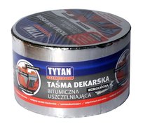 Taśma Dekarska Tytan Wzmacniana 15Cm*10Mb Srebrna/Aluminiowa