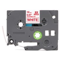 TAŚMA DO BROTHER TZe-FX232 12MM Biały FLEXI