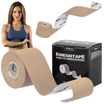 Taśma do tapingu kinezjologiczna tape - beige - Activ Space