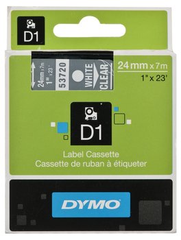 Taśma Dymo D1 24 Mm X 7m Przezroczysta (Biały Tekst) - DYMO