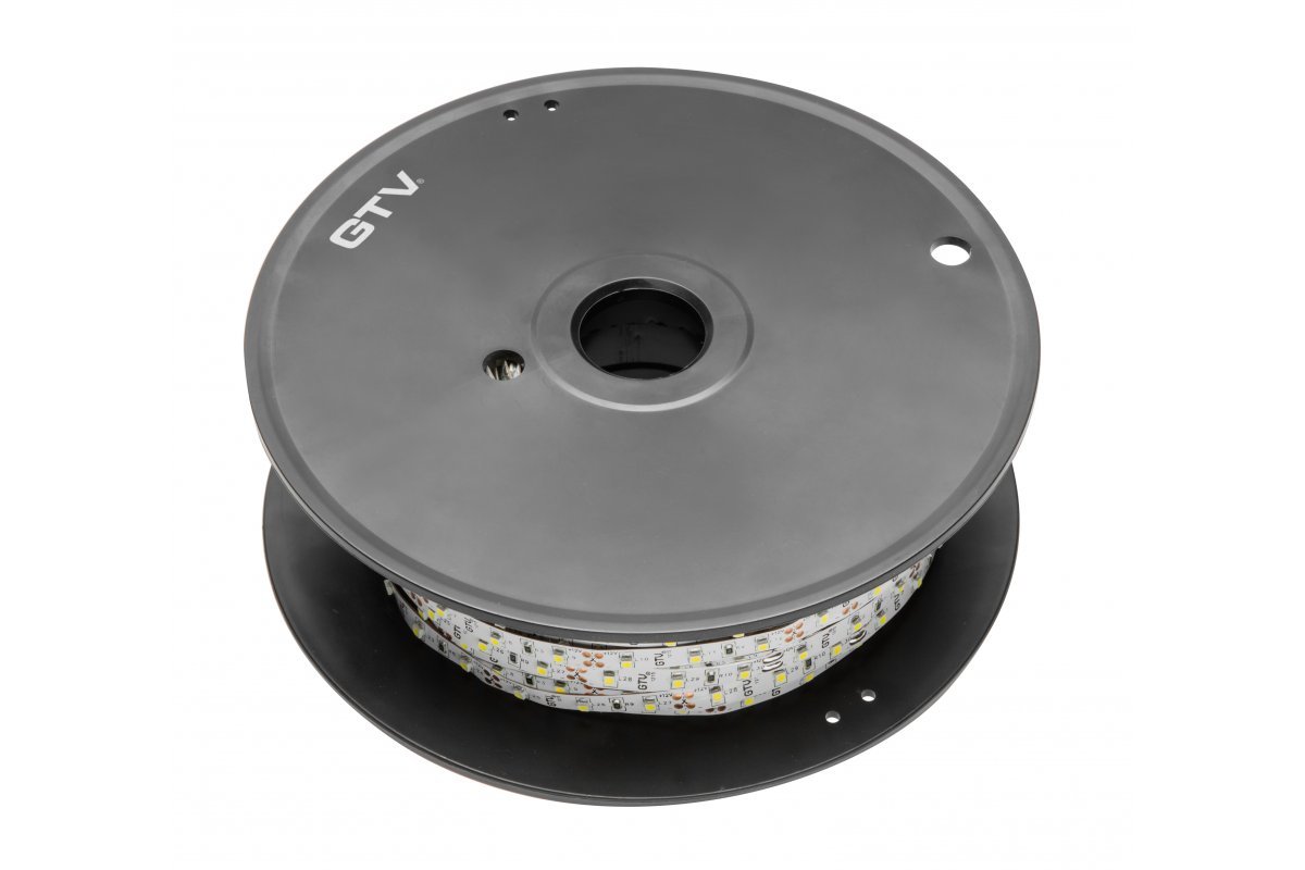 Taśma Flash 2835, 60Led/M, Zimny Biały, 30W/5M Bez Żelu 8Mm, Rolka 50M, 12V