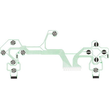 Taśma, folia JDS-055 przewodząca transmisyjna przycisków do kontrolerów PS4 V5.0, zielona ORG - brak  danych