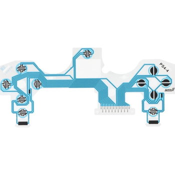 Taśma, folia przewodząca transmisyjna przycisków do kontrolerów PS4 V4.0, niebieska ORG - brak  danych