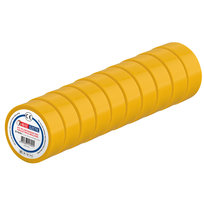 Taśma izolacyjna elektroizolacyjna PVC 19mmx9m żółta HOROZ  10szt.