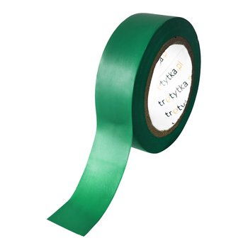 Taśma izolacyjna PVC, 18 mm x 10 m, 1 sztuka, zielony - Tretytka