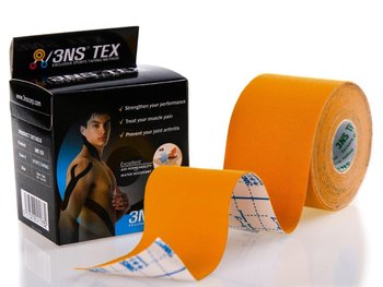 Taśma kinezjologiczna 3NS TEX Kinesiology tape taping 5 M Pomarańczowy - Inna marka