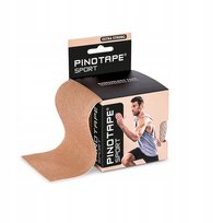 Taśma kinezjologiczna do kinezjotejpingu Pino 10 cm x 5 m beżowa