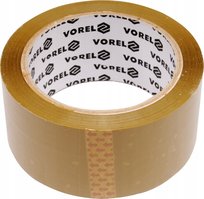 Taśma klejąca pakowa, brązowa, 48 mm x 66 m VOREL