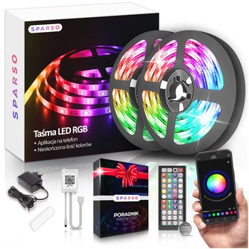 Taśma Led 15M Rgb 5050 Ledy Pilot Aplikacja Bluetooth Muzyka Zestaw 12V Smd - Inny producent