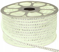 Taśma Led 230v 2835 120 Led Biały Zimny Cięta Co 20cm 9,5w bez Zasilacza