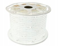 Taśma Led 230v 2835 Biały Zimny Cięte Co 20cm Klik