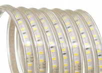 Taśma Led 2835 230V 12W Neutralna Cięta Co 10cm Wodoodporna Bez Zasilacza