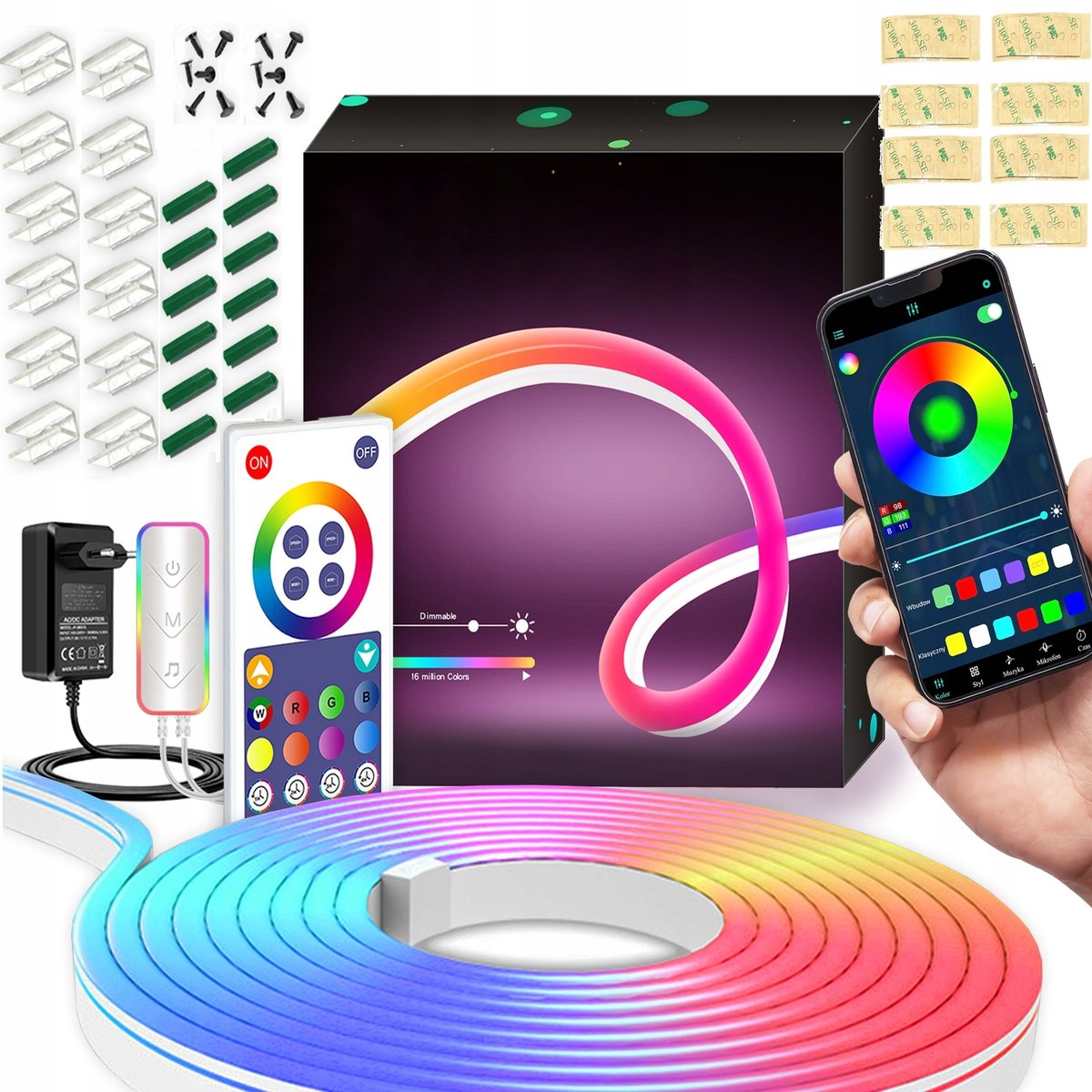 LED verlichting - Bluetooth led strip 2 meter RGB – Lights LED verlichting - Bluetooth led strip 2 meter RGB – Lights