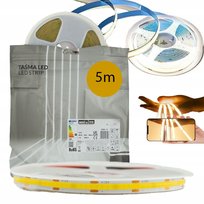 Taśma LED COB 12V 5M rolki NEON linia biała neutralna 4000k 900lm/m 9W