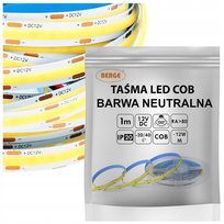 Taśma LED COB 5m 12V Metr 60W Linia LED NEON Barwa Neutralna MOCNA