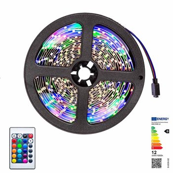 Taśma LED kolorowa RGB5050 do zaprogramowania z pilotem zasilaczem 5m 72W - Inny producent