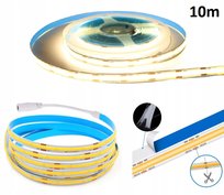 Taśma LED Neon COB 24V rolka 10m 320/m 3000K BIAŁA CIEPŁA 11W/m 8000 lm 8MM
