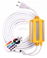 Taśma Led Neon Rgb Flex 230V Zestaw 5M  Pilot