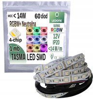 TAŚMA LED PREMIUM RGBW + NW 4in1 5050 IP20 300d 1m