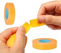 TAŚMA MALARSKA BUDOWLANA POMARAŃCZOWA MOCNA SILIKONOWA PAPIEROWA 3cm x 50m