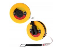 TAŚMA MIERNICZA Z WŁÓKNA SZKLANEGO MIARA ZWIJANA MIARKA 50M METRÓWKA METR