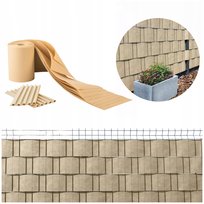 TAŚMA OGRODZENIOWA 10x19cmX2,6m + 20 KLIPSY +UV OSŁONA NA OGRODZENIE PŁOT