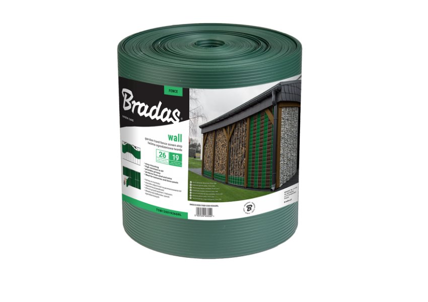 Zdjęcia - Organizacja i przechowywanie narzędzi Bradas Taśma ogrodzeniowa  Solid, zielona 
