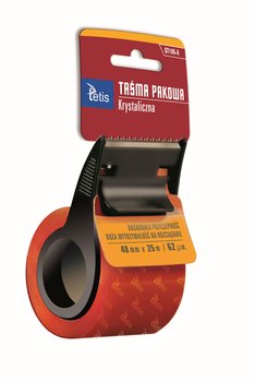 Taśma pakowa krystaliczna ze zrywaczem, 48 mm x 50 m