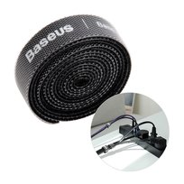 Taśma rzepowa rzep organizer kabli 1m Baseus Rainbow Circle Velcro Straps Baseus