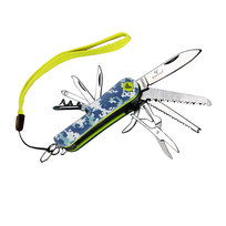 Tasman, Scyzoryk, kamuflaż, 11 funkcji, niebieski, 55 mm Tasman