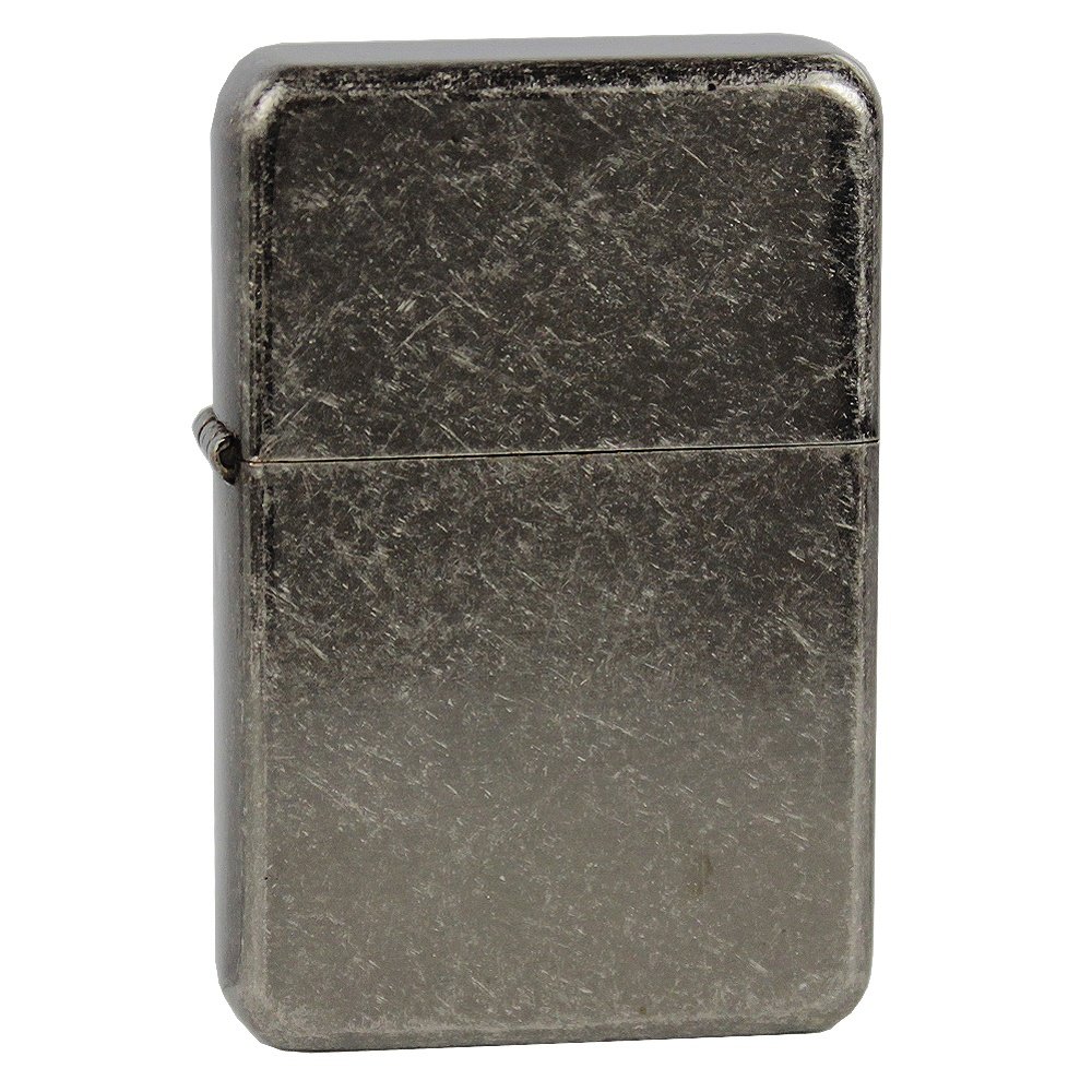 Tasman, zapalniczka benzynowa, antique silver stare srebro