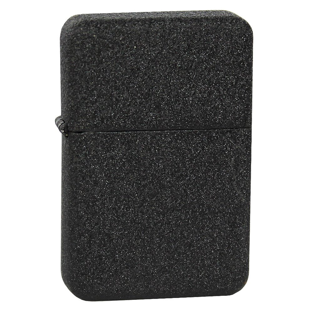 Tasman, zapalniczka benzynowa, black crackle czarna faktura kamienia