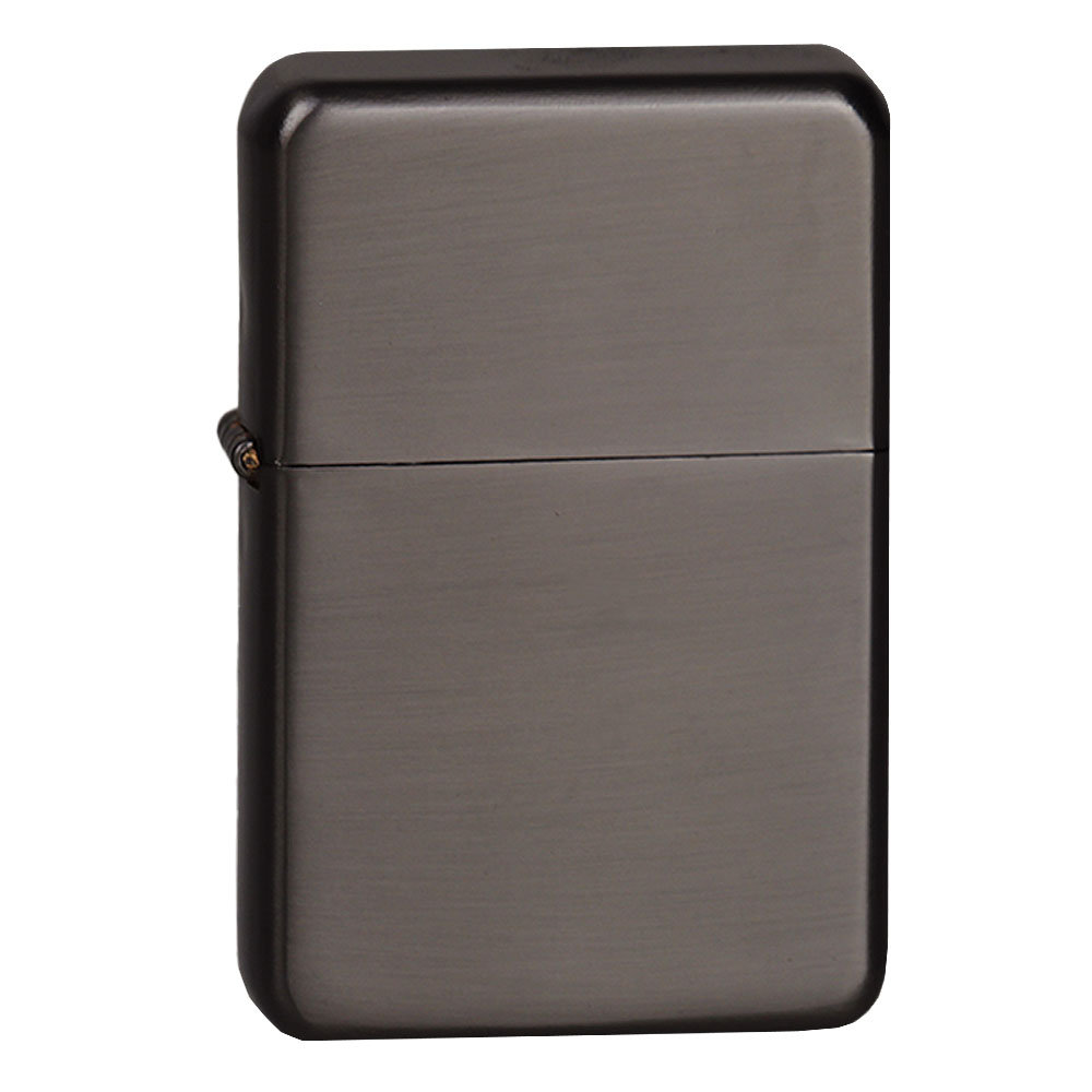 Tasman, zapalniczka benzynowa, black nickel brushed, antracyt