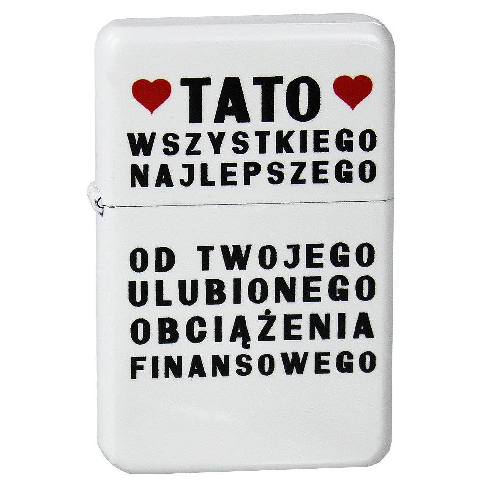 Tasman, zapalniczka benzynowa, Dla Ojca Taty Dzień Ojca prezent