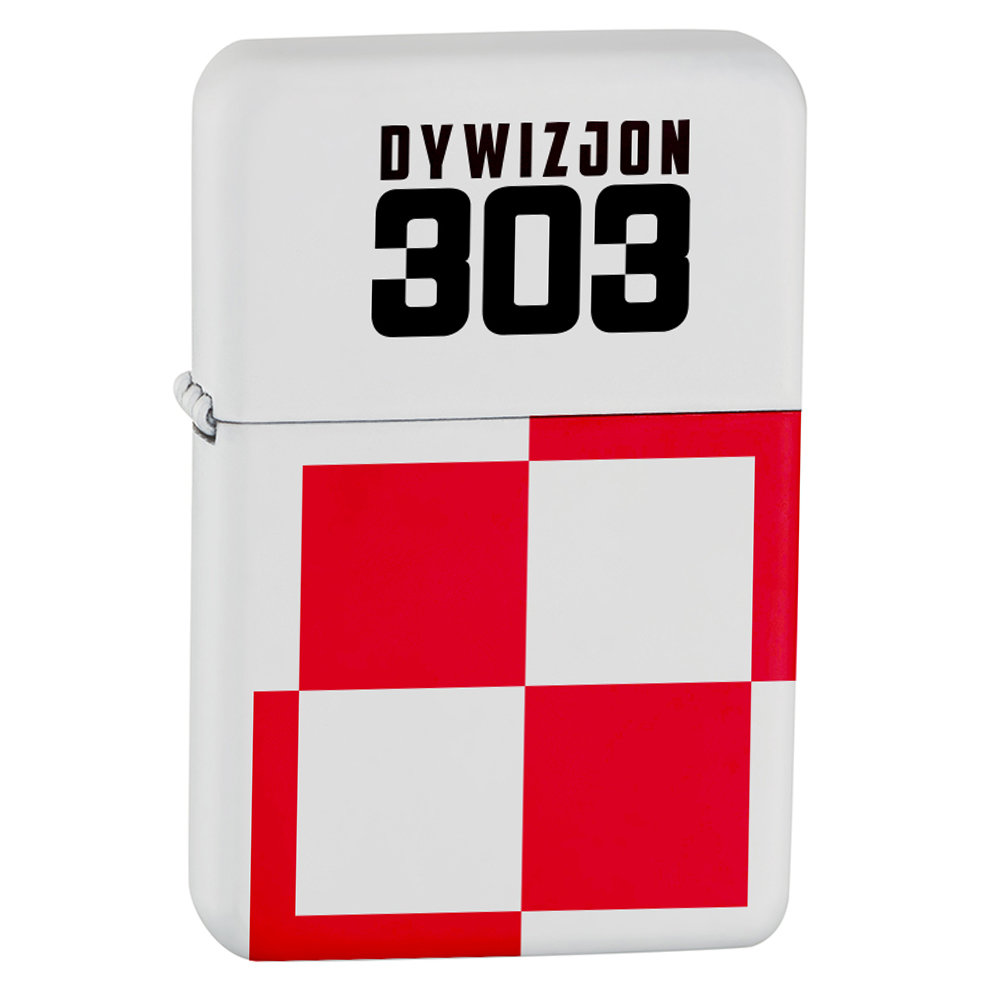 Tasman, zapalniczka benzynowa, Dywizjon 303 Szachownica