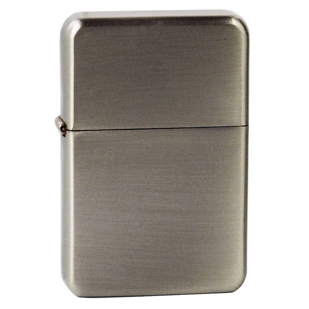 Tasman, zapalniczka benzynowa, grey nickel brushed szara