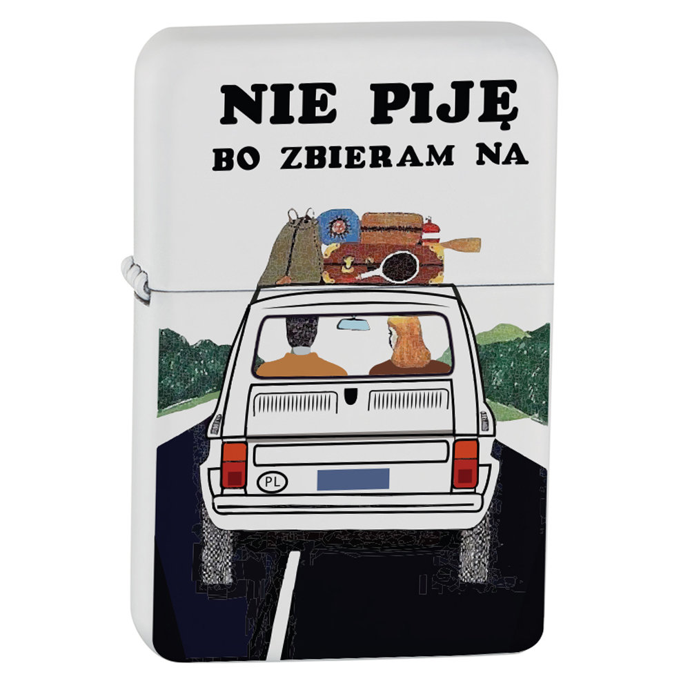 Tasman, zapalniczka benzynowa, Nie Piję Bo Zbieram na Maluch Fiat 126P