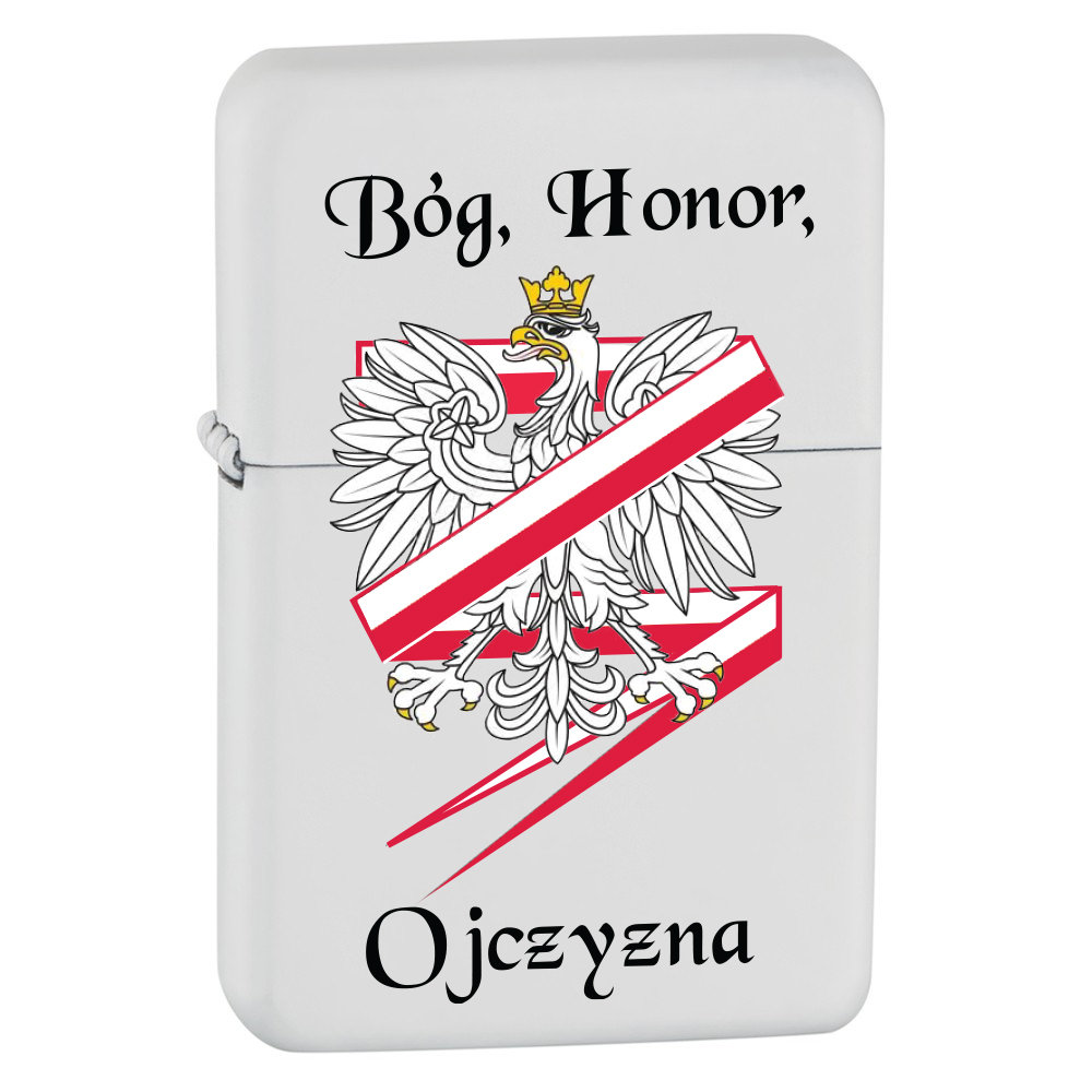 Tasman, zapalniczka benzynowa, Orzeł Polska
