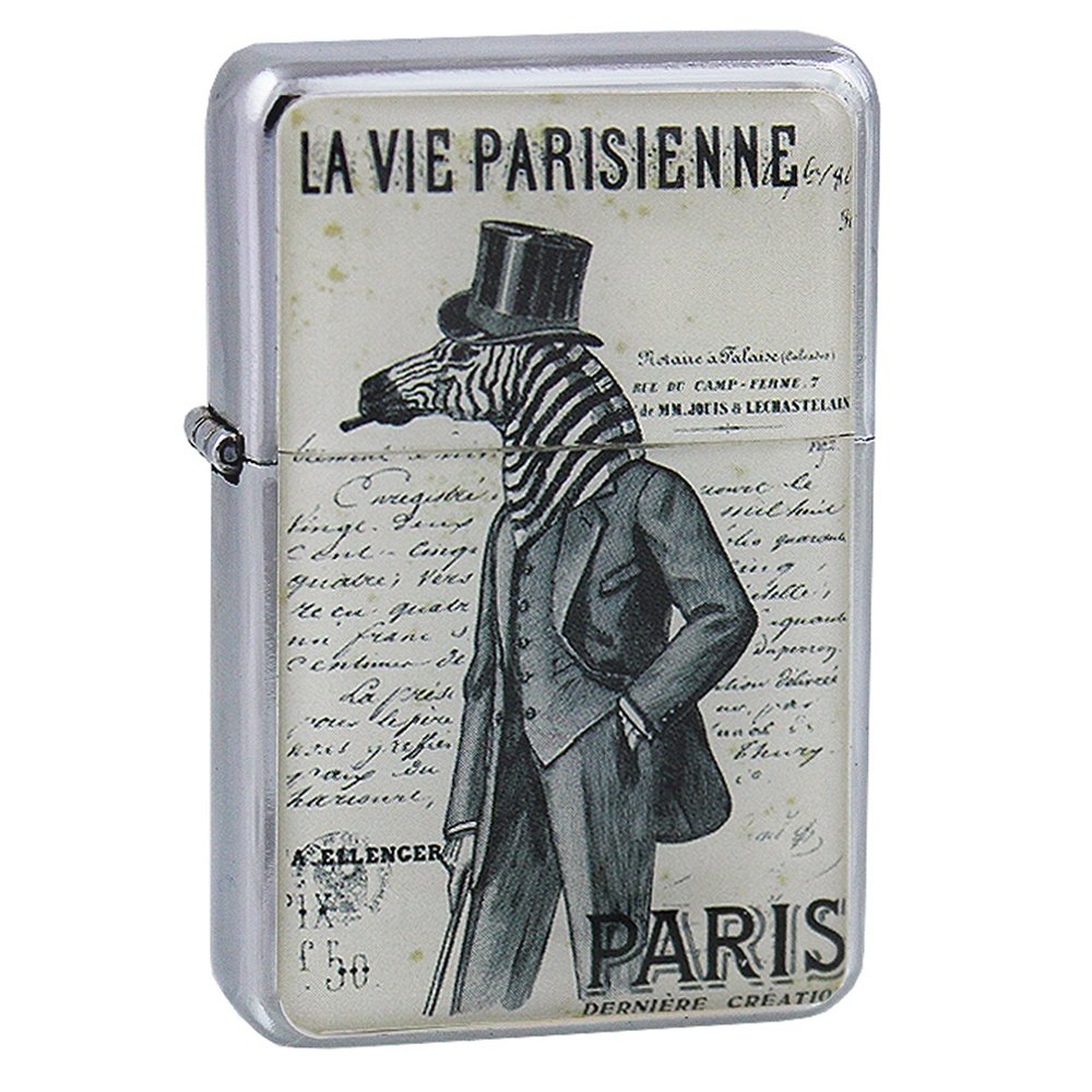 Tasman, zapalniczka benzynowa, Paris Zebra