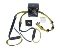 Taśmy do treningu podwieszanego typu TRX P3-1 zielone