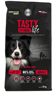 TASTY DOGS LIFE Karma dla psów z wołowiną 15kg - TASTY DOGS LIFE