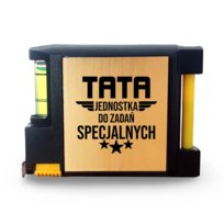 Tata - jednostka do zadań specjalnych - grawerowana miara prezent dla taty Dzień Ojca