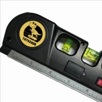 Tatozaur - poziomica laserowa z miarką i grawerem prezent dla taty Dzień Ojca