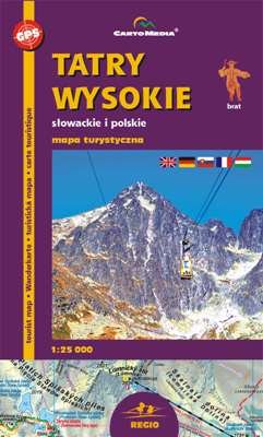 Tatry Wysokie słowackie i polskie. Mapa turystyczna 1:25 000 ...