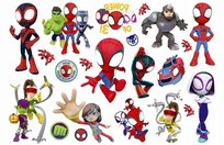Tatuaże dla dzieci zmywalne dziecięce Spiderman Spidey H2