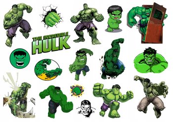 Tatuaże Dla Dzieci Zmywalne Hulk Y6 - Propaganda
