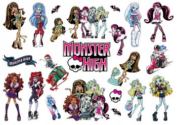 Tatuaże Dla Dzieci Zmywalne Monster High Y6 - Propaganda