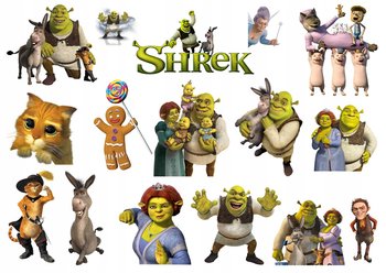 Tatuaże Dla Dzieci Zmywalne Shrek Y6 - Propaganda