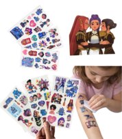 tatuaże zmywalne | 6 arkusze | K-POP DEMON HUNTERS Huntrix Saja Boys