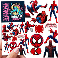 TATUAŻE ZMYWALNE DLA DZIECI SPIDERMAN WZORY ORYGINALNE